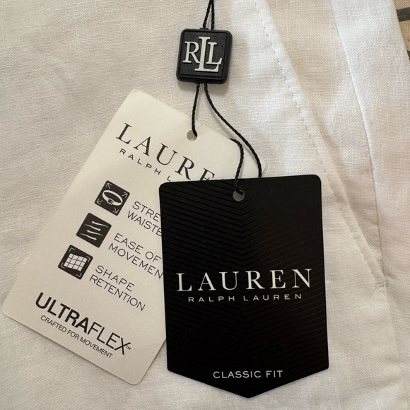 Ralph Lauren Men's 100% linen 2 pc suit jacket 46R pants 36x32 - Picture 6 of 10